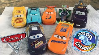 Mattel Color Changers Unboxing Lightning Mcqueen, Jackson Storm, Etc Disney Pixar Cars Diecast