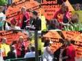 Susan Kramer meets voters in Crewe with Elizabeth Shenton