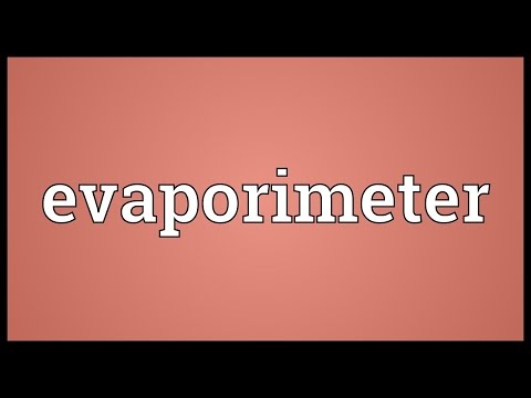 Header of evaporimeter