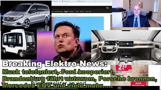Breaking Elektro-News: VW und Ford kooperieren, Musk telefoniert, Aiways SUV kommt nach Europa, etc.
