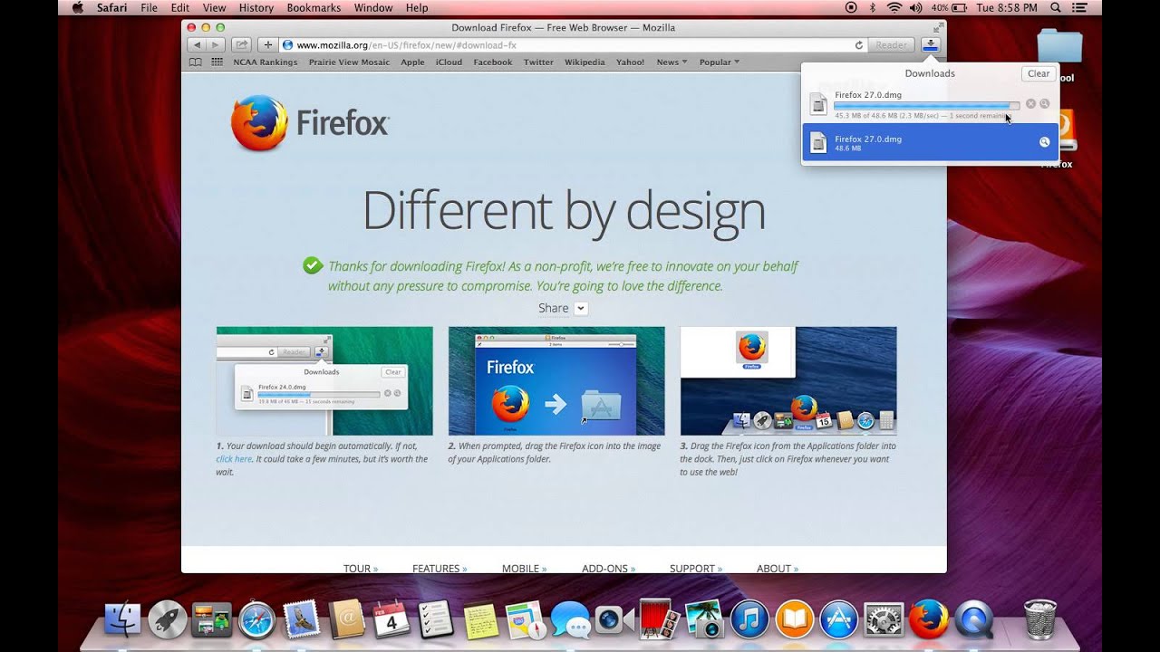 youtube firefox for mac