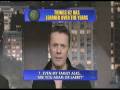 U2 on Letterman March 09 - U2's Top Ten