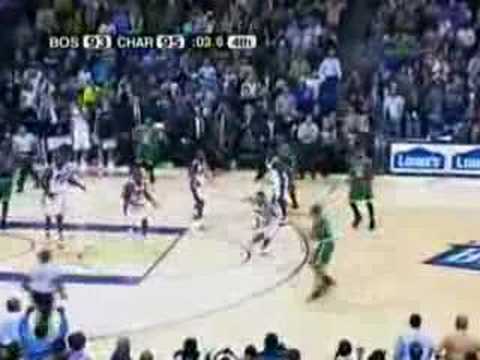 celtics vs bobcats ray allen ray allen shooting basketball. celtics vs bobcats ray allen