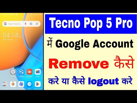 Tecno Pop 5 pro me google account remove kaise kare।how Tecno Pop 5 pro me google account remove kaise kare।how