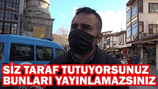 Si̇z Taraf Tutuyorsunuz Bunlari Yayinlamazsiniz Sokak Röportajları Ekonomi