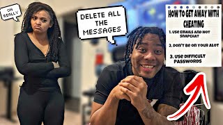 Making A Video On How To Get Away With Cheating Prank On Gf