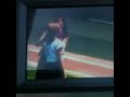 [Video] 130729 SNSD Taeyeon Kisses Sunny's Cheek at Dodgers Stadium