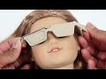 How to Make Doll Glasses | 3D Glasses | Aviator Goggles