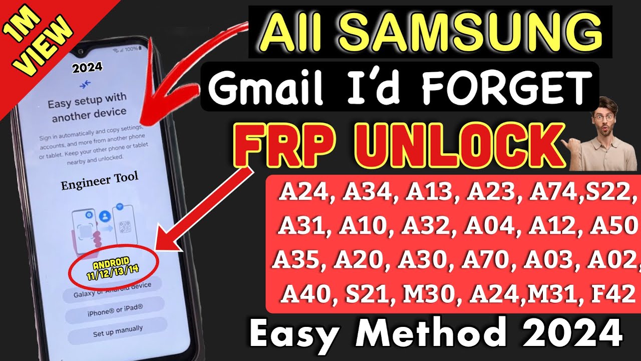 Samsung FRP Bypass 2024 Android 12/13/14 New Security Samsung FRP Bypass 2024 Android 12/13/14 New Security