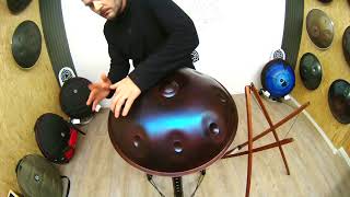 PanStream 2018 (D) A Bb D E F G A C -Hardcase Technologies Handpan Review