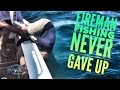 Fishing Fireman Never Gave Up Giant Fish pulls man overboard ...
