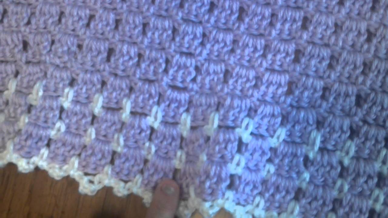 Crochet baby blanket made by Jenn Zamora - YouTube