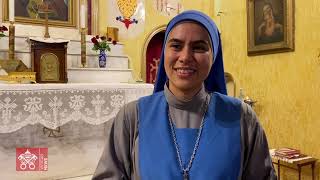 Testimonio de la religiosa que habló ante el Papa en Grecia
