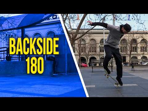 How to backside 180 for beginners | Daily Skateboard Lesson Day 14