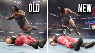 Wwe 2K25 New Vs Old Atude Era Moves Variations
