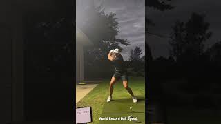 New World Record Ball Speed 240.8Mph