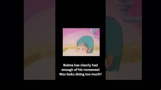 Funny Moment With Bulma And Goku