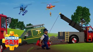 Fire Truck and Vehicle Rescues! | Fireman Sam  1 hour compilation | Cartoon for 