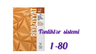 Tənliklər Sistemi 1-80. Nəşriyyat 2022.