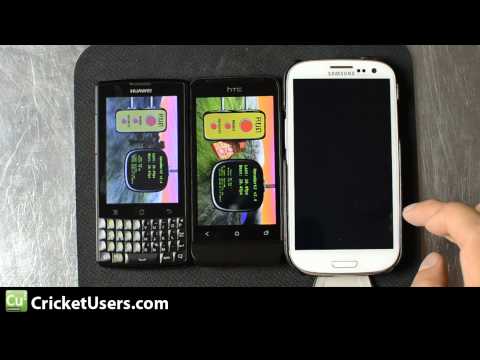CricketUsers.com - HTC One V vs Huawei Ascend Q M660 vs Samsung Galaxy S3 (Jellybean) Benchmarks