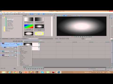 Как быстро создать лёгкую заставку в sony vegas pro 10 видео