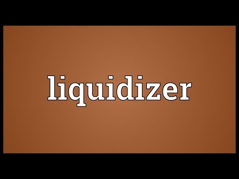 Header of liquidizer