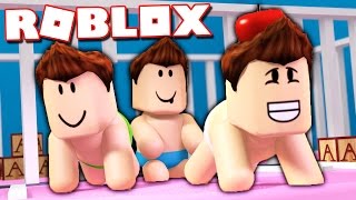 Roblox Adventures - BABY DENIS, CORL & SUB BREAK OUT OF THE DAYCARE! (Roblox Escape Daycare Obby)