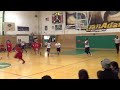 Gaston guard #44 rains in a corner 3 vs Long assisted by #33 on 1/23/14