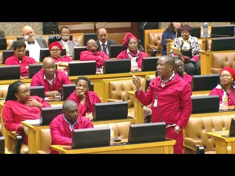 BIG FIGHT - More Drama - Parliament Punish Malema And Steenhuisen