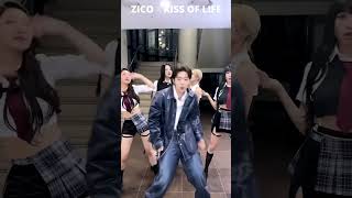 'Spot' Zico X #Jennie #Kissoflifezico #Illit Dance Practice Mirrored