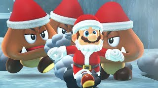 Super Mario Odyssey - Santa Outfit Gameplay (DLC Showcase)