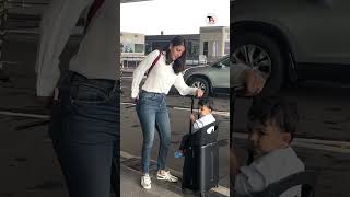 Kajal Agarwal Fly From Mumbai Spotted At Airport