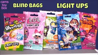 Blind Bags Toy Light Ups LOL Surprise Paw Patrol Trolls Shopkins Review Unboxing