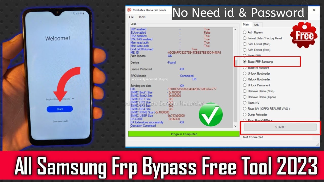 All Samsung Frp Bypass New Free Tool 2023 | Adb Enable All Samsung Frp Bypass New Free Tool 2023 | Adb Enable