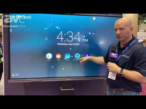 InfoComm 2019: Clear Touch Intros 6000K Interactive Display With Android 8.0