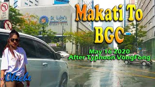 Drive Makati to Bonaficio Global City Taguig - Living in the Philippines Travel Vlog Manila 2020