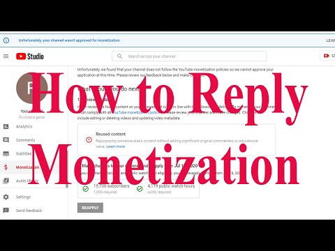 how to create video original for apply monetization