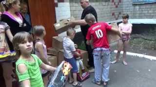 Очередная доставка гуманитарной помощи в детский приют Шахтёрска