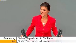 Сара Вагенкнехт: Европа должна прекратить поддерживать США!