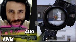 AWM ve AUG 'um varsa MERMİ MANYAĞI OLURSUNUZ! Pubg Mobile