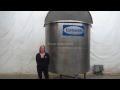 Walker 1500 Gallon Stainless Steel Single Wall Mix Tank