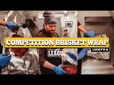 How to Wrap a Competition Brisket by Lucky's Q