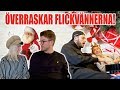 ÖVERRASKAR VÅRA FLICKVÄNNER MED JULKLAPPAR.