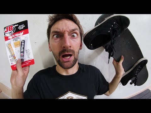 SHOES SUPER GLUED TO THE BOARD?! | STUPID SKATE EP 100