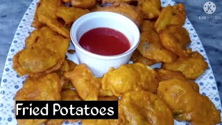 Aloo K Pakode Ramadan Special Recipe Aloo Crispy Slices By Sana S Cuisine Sana,S Cuisine