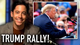 Michael Knowles Reacts to Live Trump Rally!