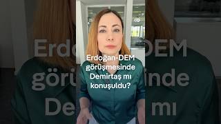 Erdoğan-Dem Görüşmesinde Demirtaş Mı Konuşuldu?