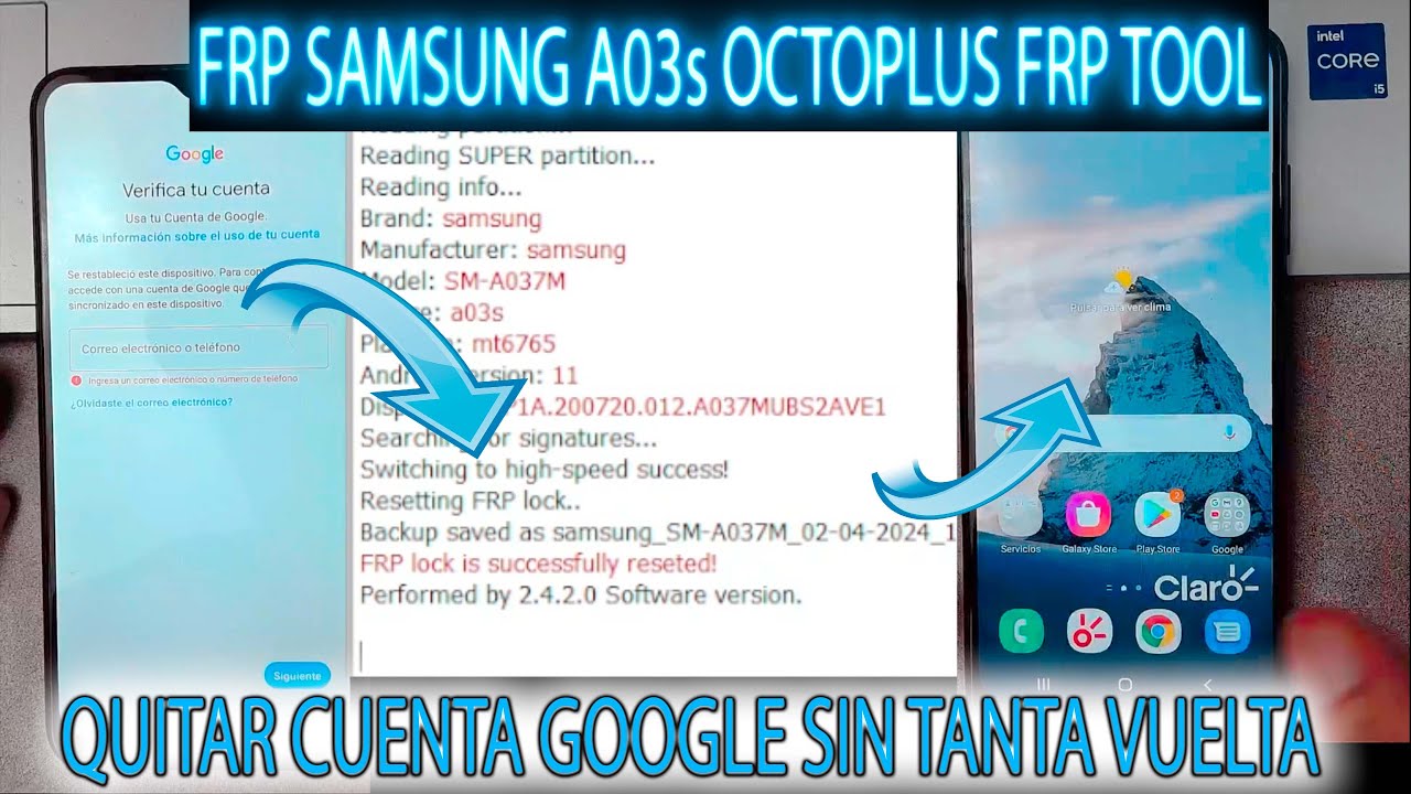FRP SAMSUNG A03s REMOVE GOOGLE ACCOUNT WITH OCTOPLUS FRP FRP SAMSUNG A03s REMOVE GOOGLE ACCOUNT WITH OCTOPLUS FRP