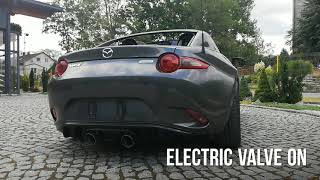 Mazda Mx5 Nd Ulter-Sport Electric Valve Exhaust System