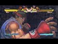 Ryu's Super Art and Cross Assault in Street Fighter X Tekken